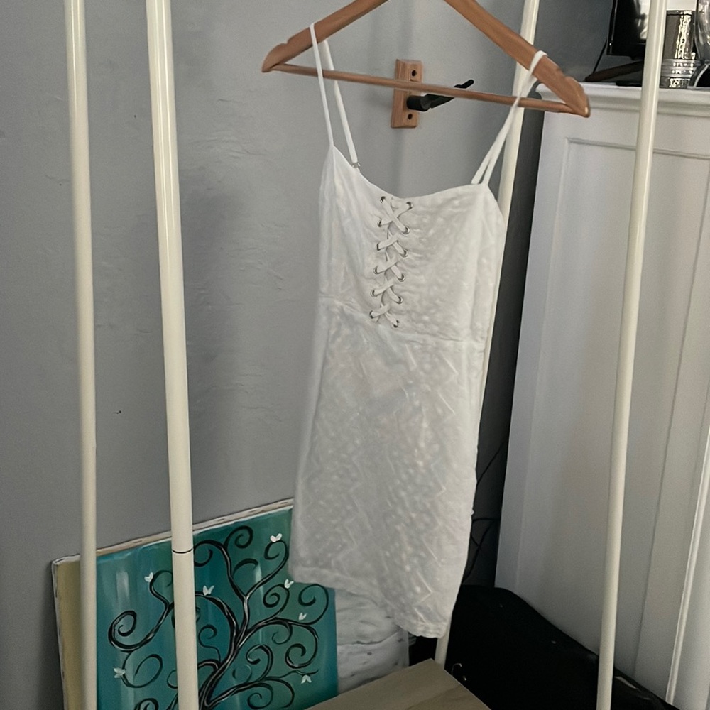 white dress tight * WORN LIGHTLY *